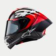 alpinestars スーパーテック R10 エレメントヘルメット ブラック/カーボン ブライトレッド/ホワイト グロッシー